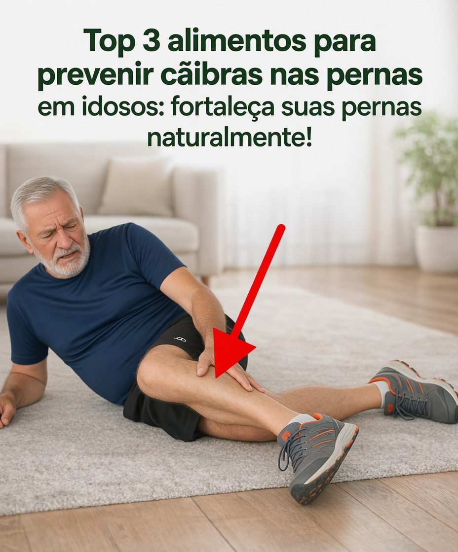 Idosos: Fortaleça as Pernas e Reduza as Cãibras com Estes 3 Alimentos
