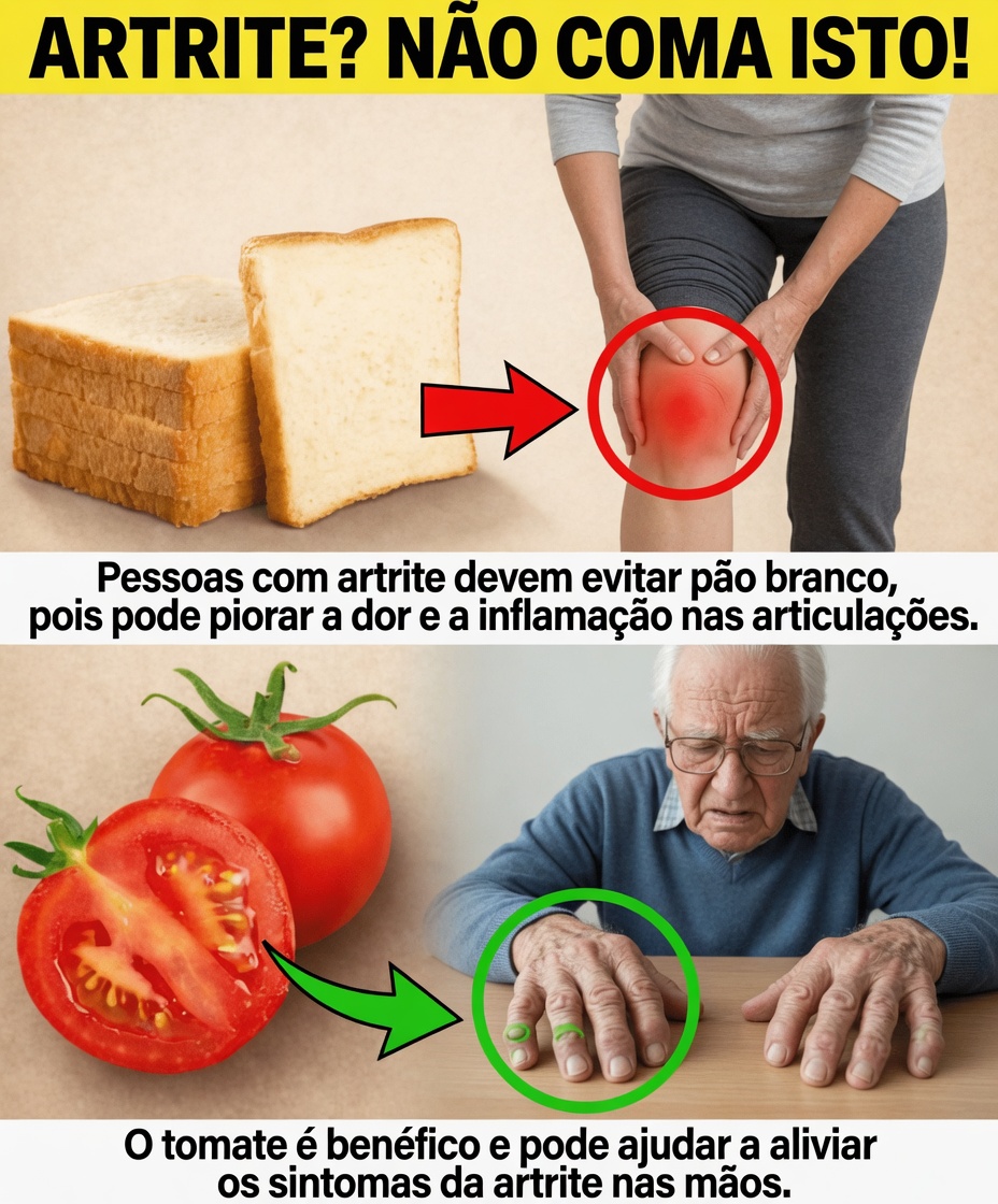 9 alimentos que você deve evitar se tiver artrite