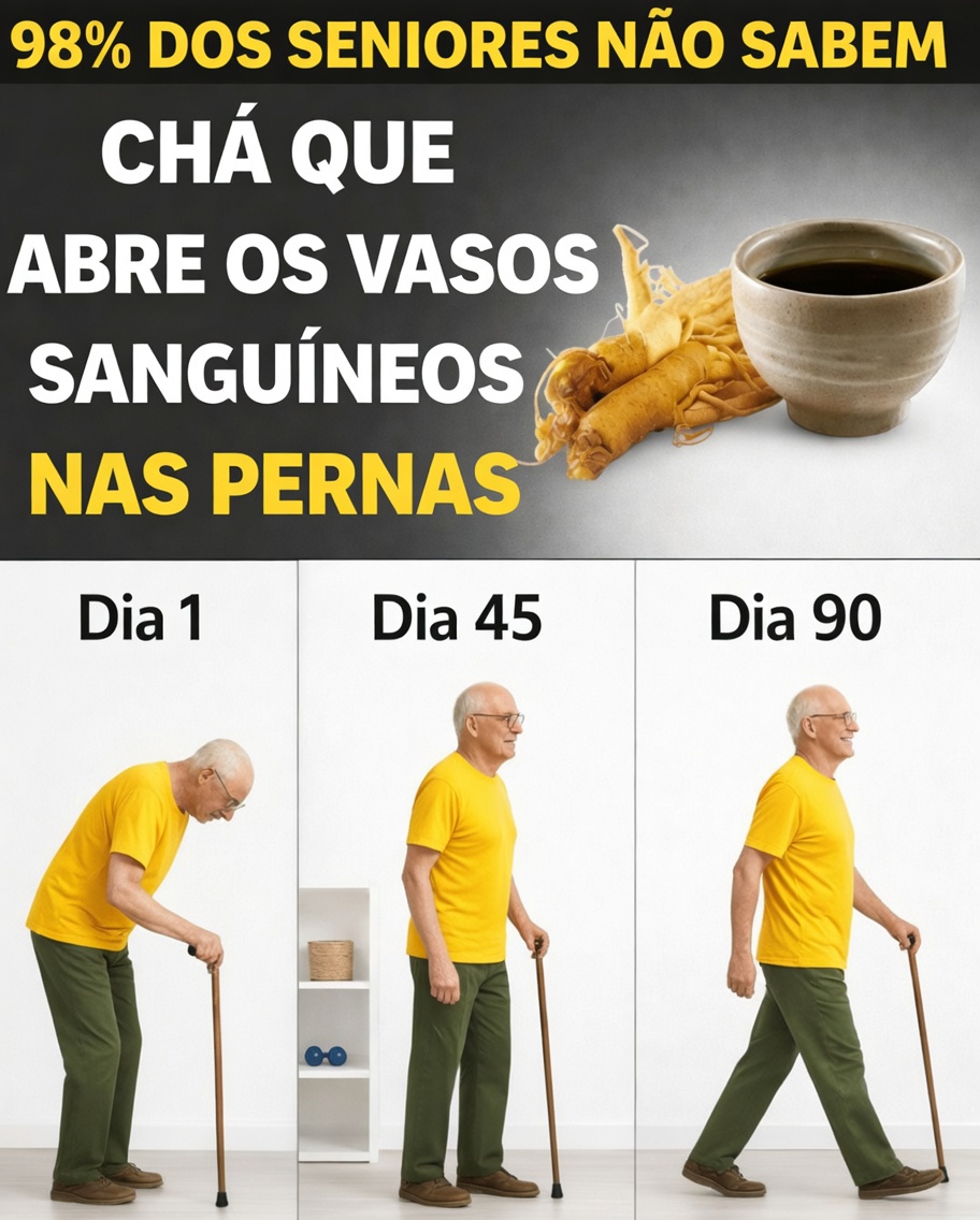 Idosos com mais de 60 anos ficam chocados com isto: 3 chás que podem restaurar a força muscular rapidamente