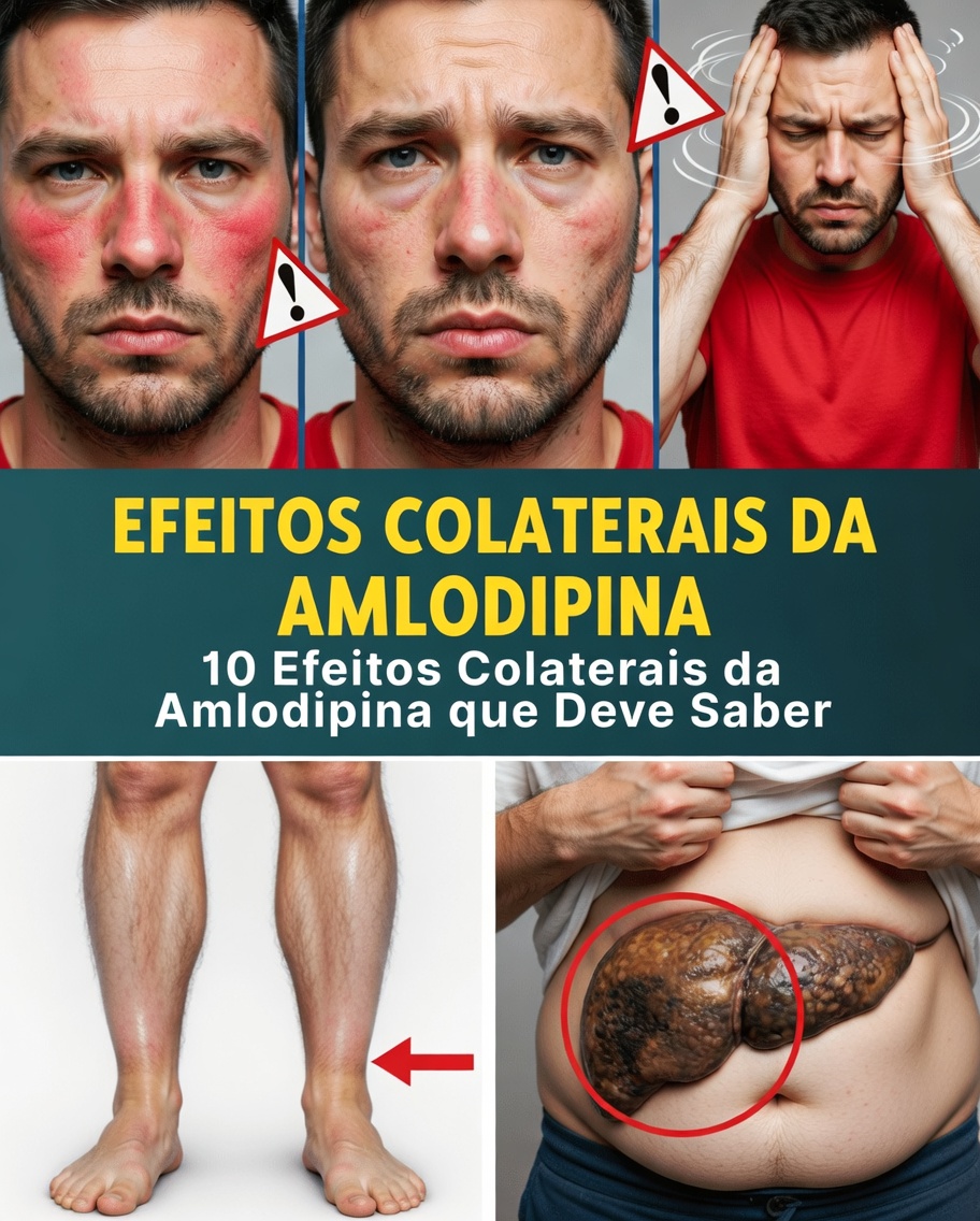 12 Efeitos Colaterais Menos Conhecidos da Anlodipina que Você Precisa Conhecer Agora