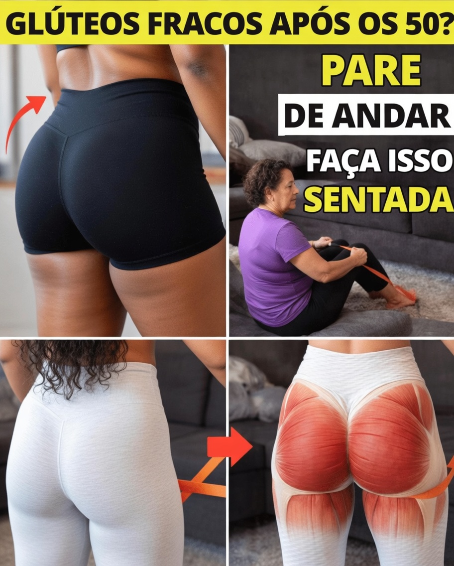 Acima dos 60? 5 exercícios essenciais para fortalecer rapidamente os glúteos | Movimentos para Seniores