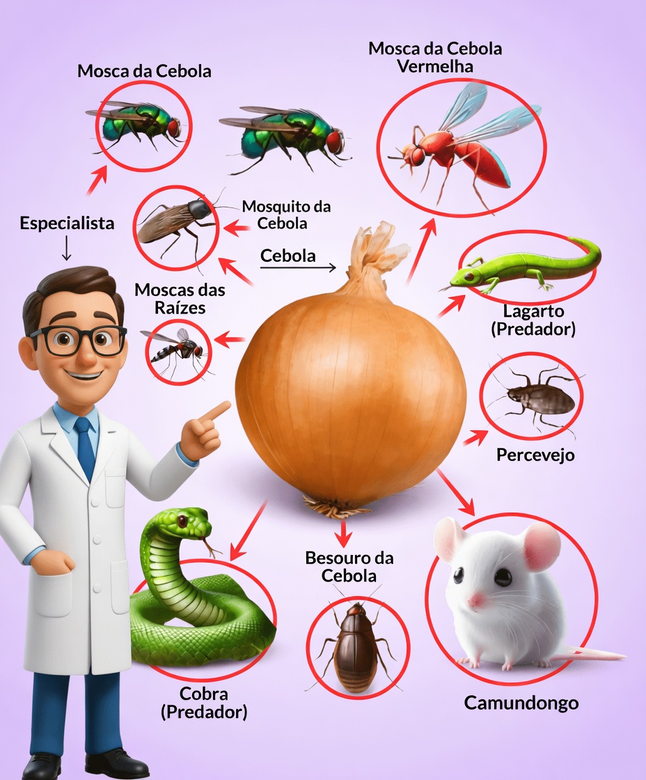 Cebolas: Um Método Natural para Acabar com Pragas