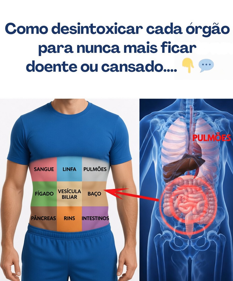 Como Desintoxicar Cada Órgão para Redefinir o Seu Organismo