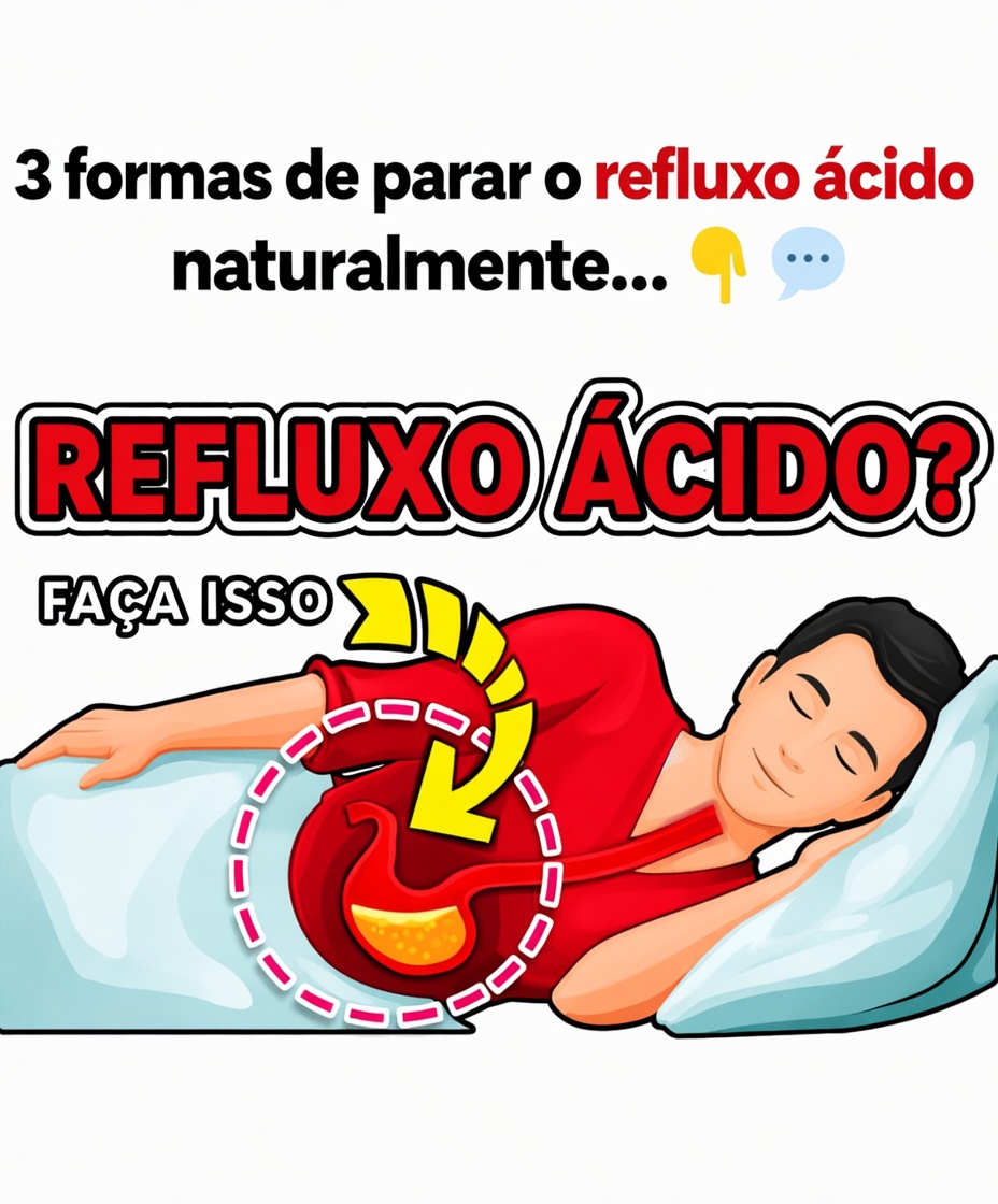 3 maneiras de parar o refluxo ácido naturalmente