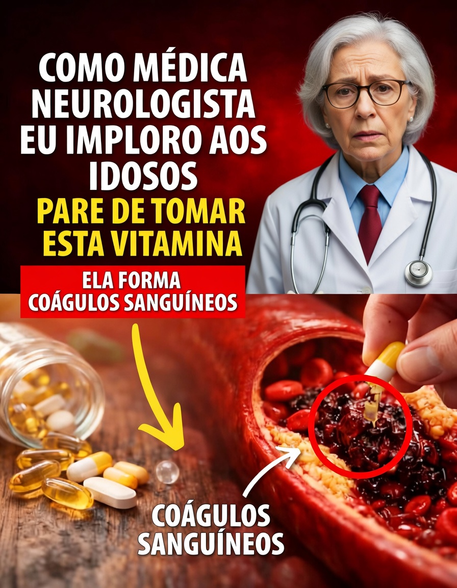 Suplementos em Altas Doses Desta Vitamina: Podem Aumentar o Risco de AVC da Noite para o Dia? O que Idosos Devem Saber