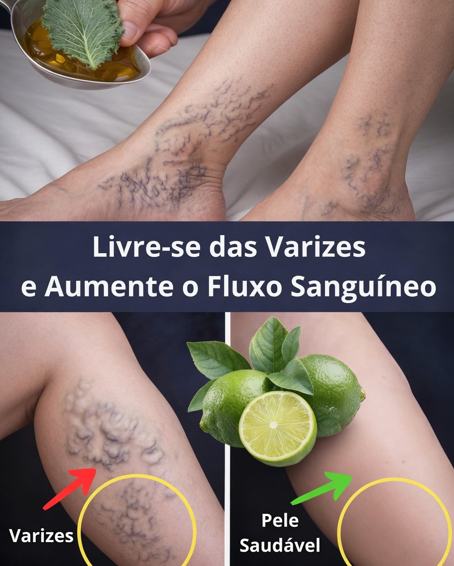 10 maneiras naturais de fortalecer as veias e melhorar o fluxo sanguíneo nas varizes