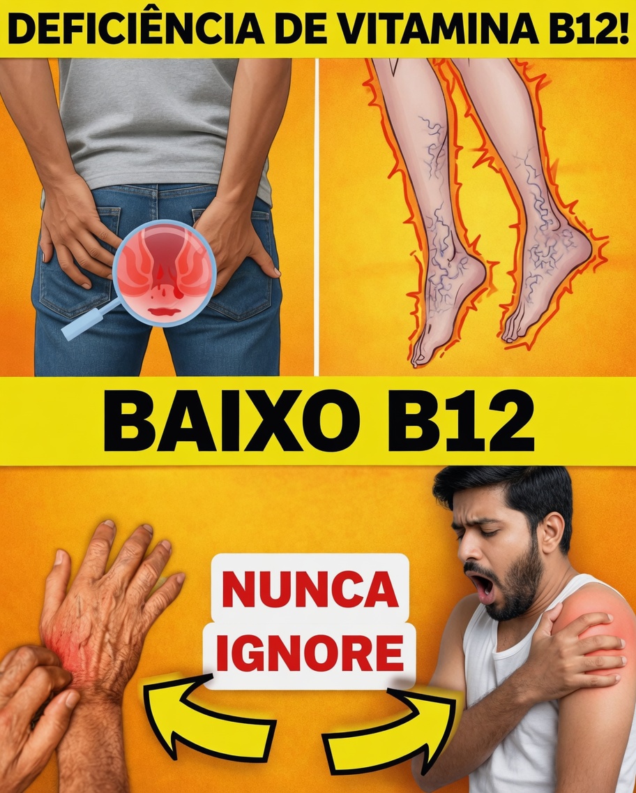 8 sinais estranhos de que seu corpo está implorando por vitamina B12 que muitos idosos não percebem após os 60 anos