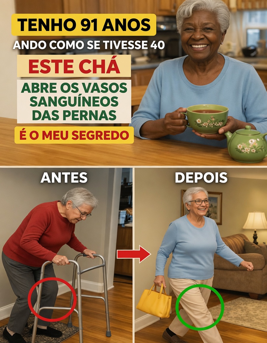 Tem mais de 60 anos? Estes 3 chás simples podem ajudar a fortalecer as pernas e melhorar a mobilidade diária