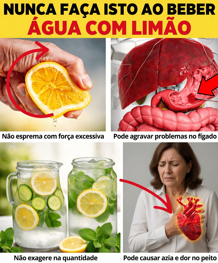 13 ERROS FATAIS ao usar ÁGUA COM LIMÃO que VOCÊ PRECISA EVITAR