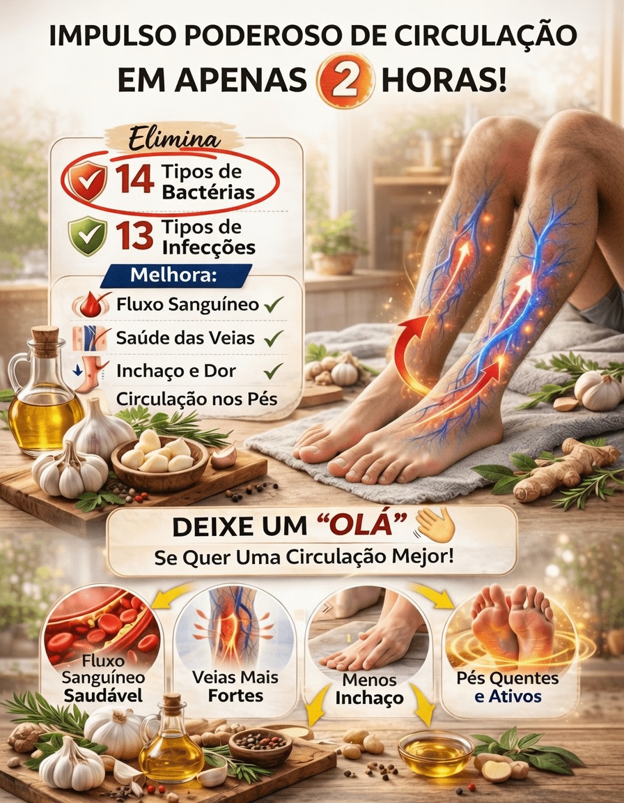 A bebida nº 1 que os idosos devem experimentar para melhorar a circulação