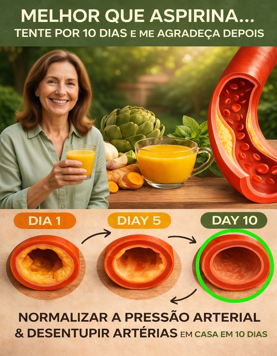 Receitas naturais para limpar as artérias e fortalecer o coração