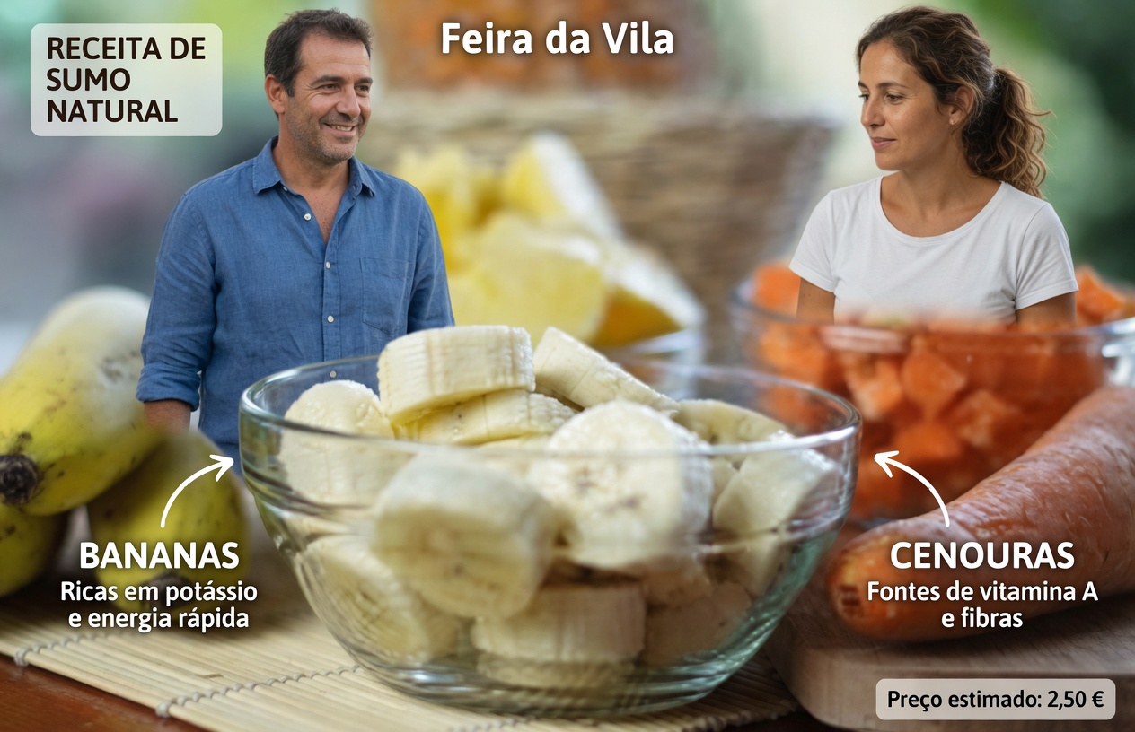 Receita de Máscara Facial Anti-Idade de Banana e Cenoura