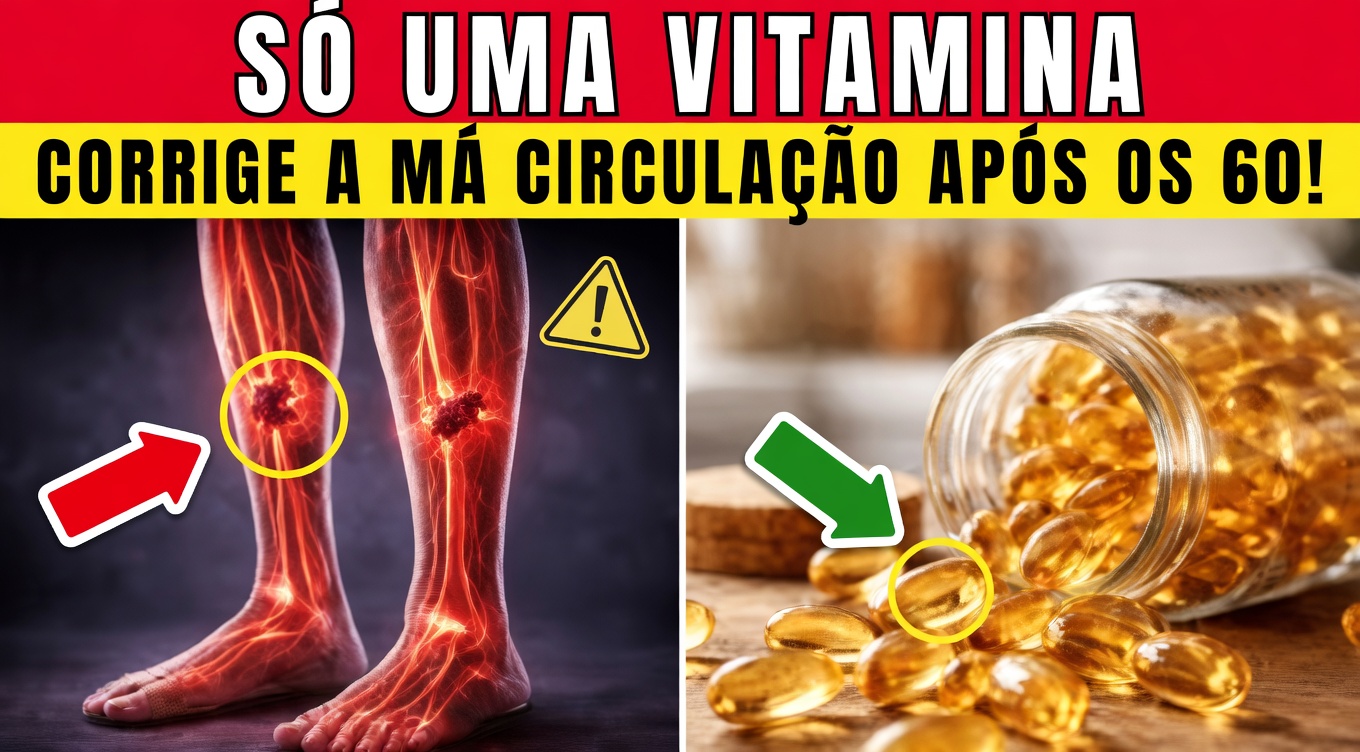 Idosos, Suas Pernas Estão Sussurrando Avisos que Você Não Pode Ignorar? 4 Vitaminas que Podem Apoiar uma Circulação Saudável nas Pernas