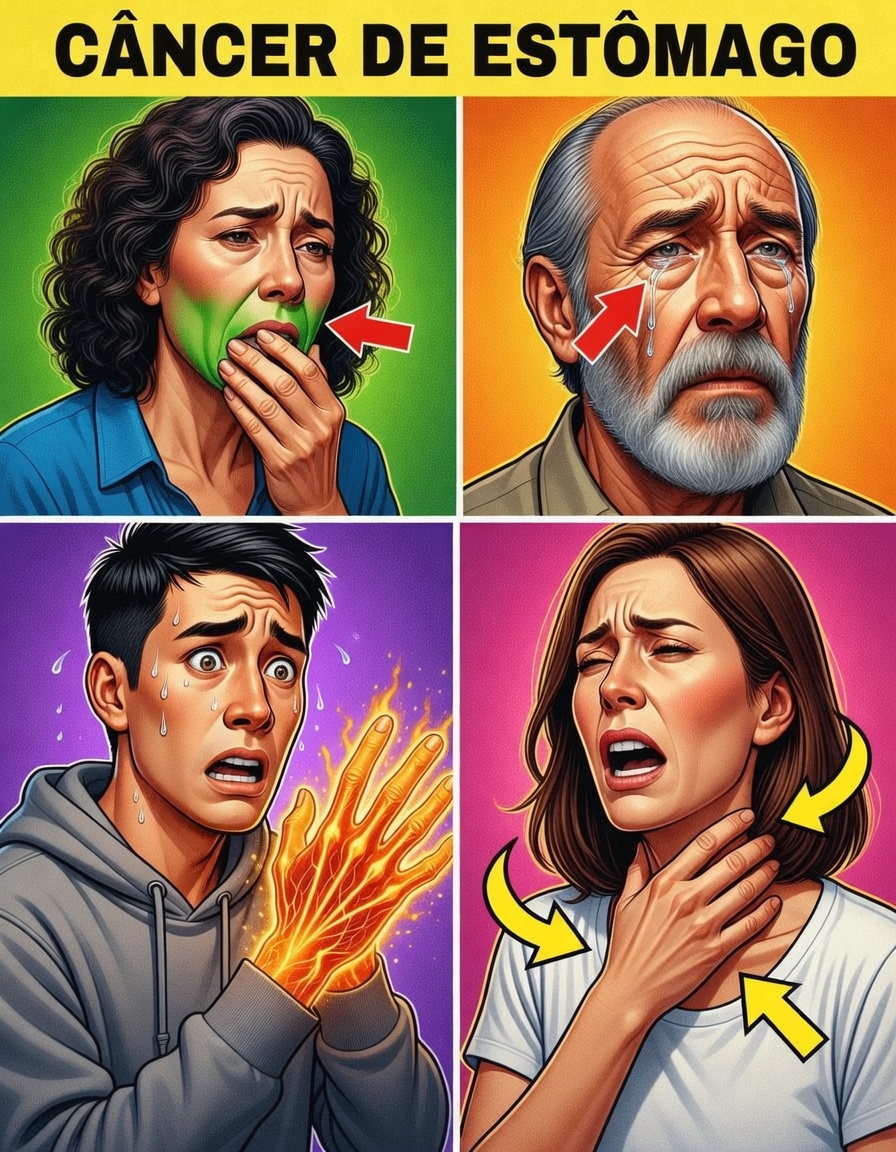 8 sinais incomuns de câncer de estômago que você pode estar ignorando (sintomas precoces de câncer gástrico)