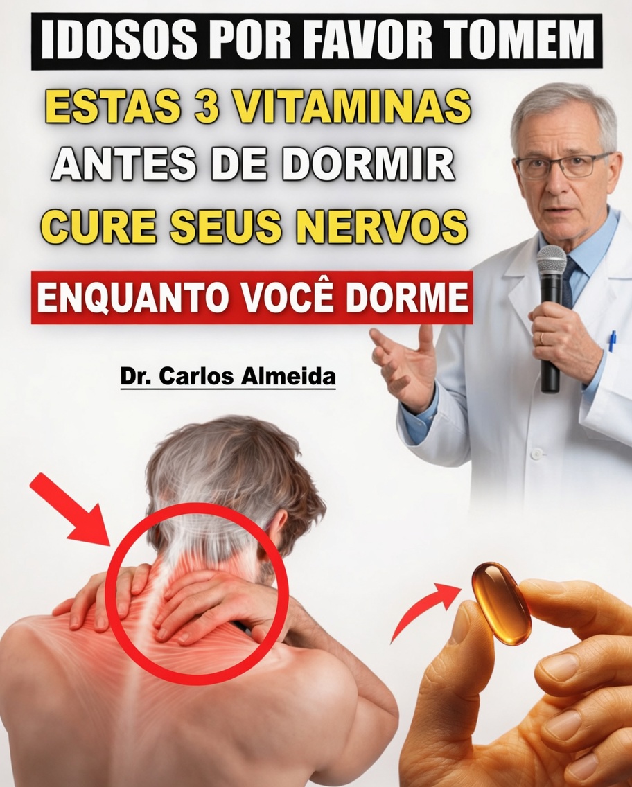 3 vitaminas para tomar antes de dormir para ajudar a fortalecer as pernas depois dos 60: o segredo pouco conhecido para manter a mobilidade e a independência
