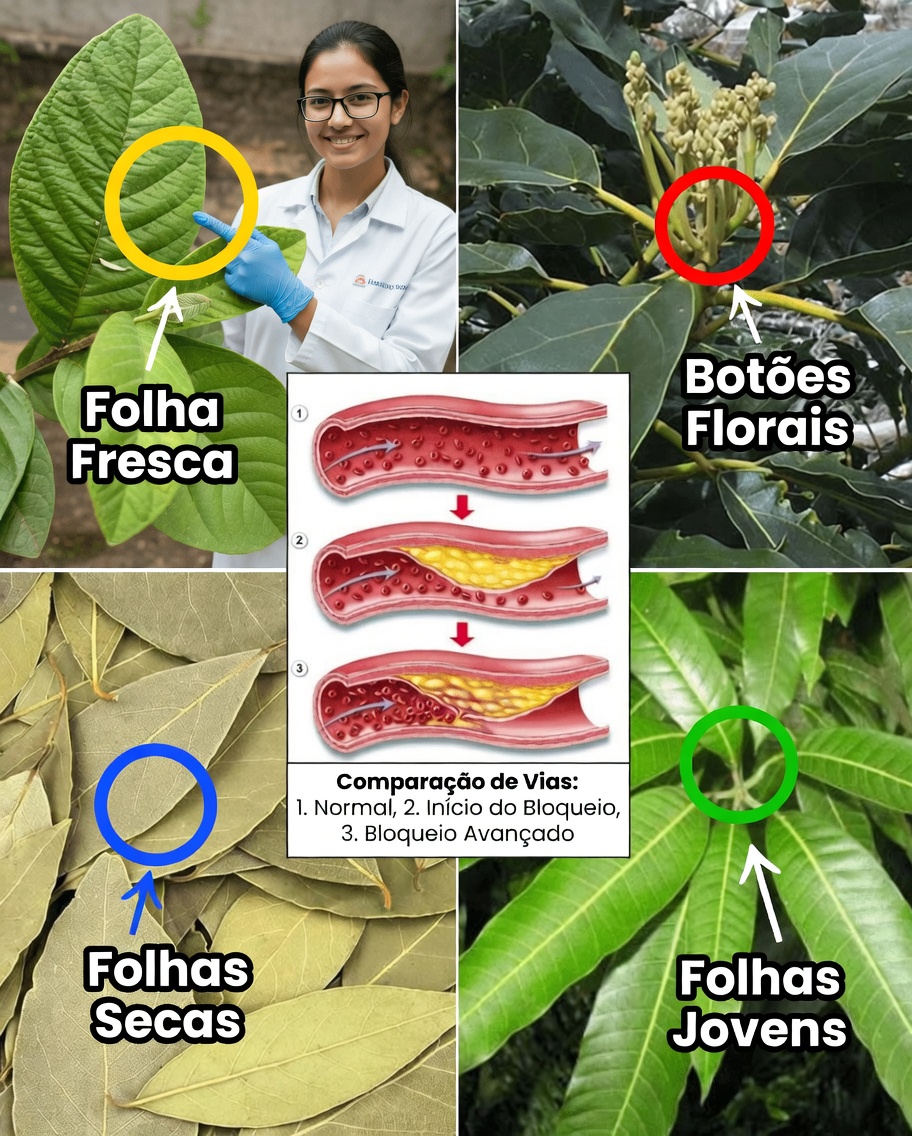 As 4 Poderosas Folhas que Podem Ajudar na Diabetes, Prevenção do Câncer, Fígado Gorduroso, Má Circulação e Hipertensão