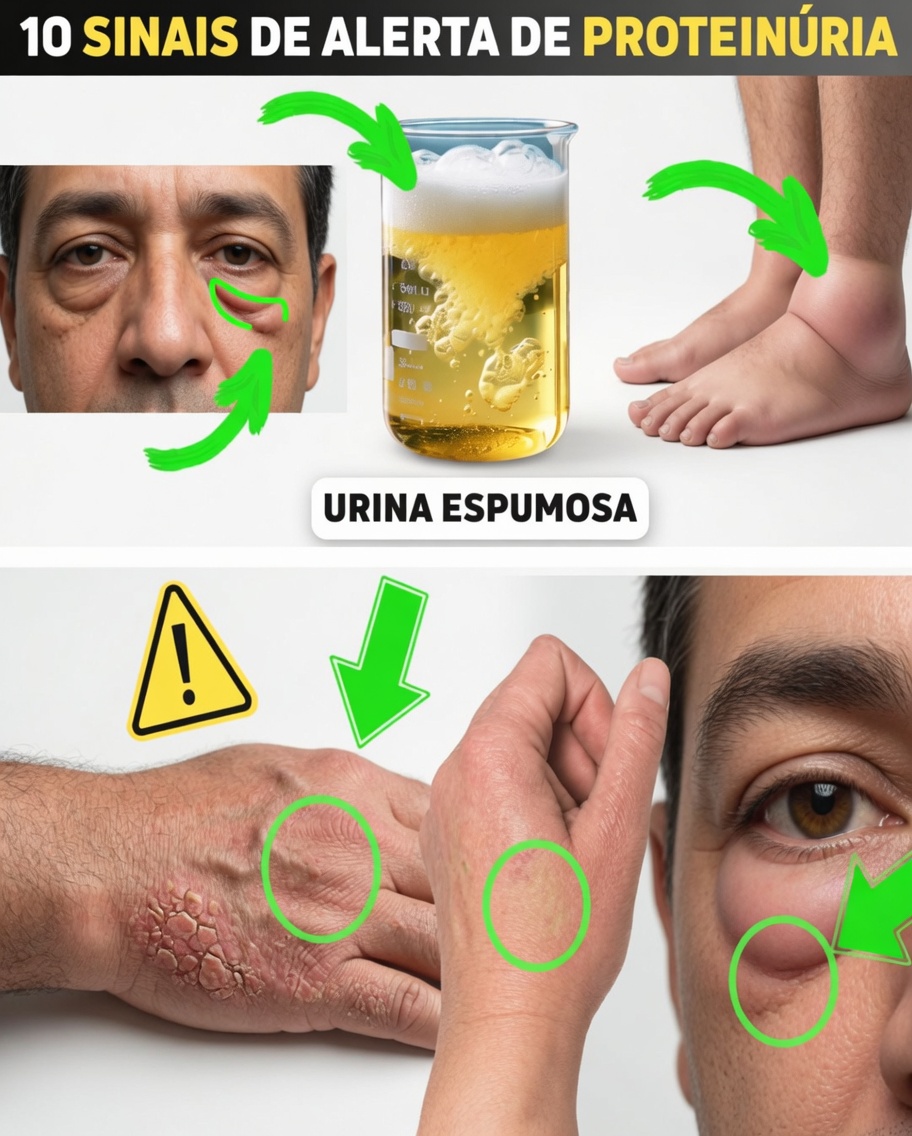 Top 10 sinais de alerta que o seu corpo está lhe dando sobre proteinúria e problemas nos rins (não ignore o nº 1)