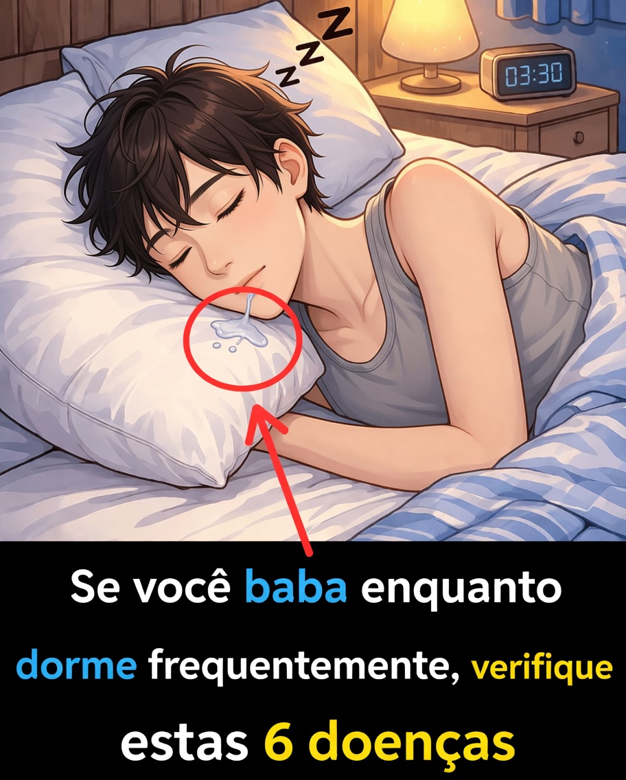 Se você baba com frequência enquanto dorme, verifique estas 6 doenças