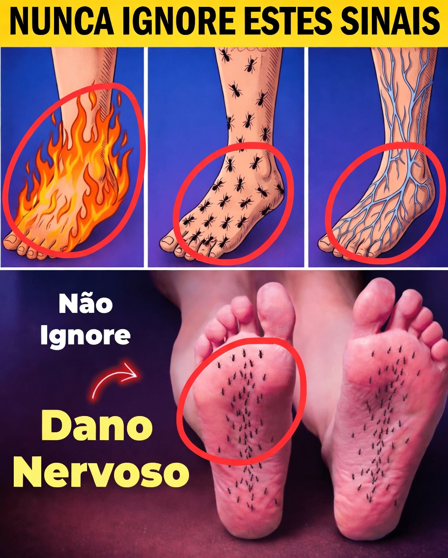 15 Sinais Precoces de Danos nos Nervos que Você Nunca Deve Ignorar Após os 40