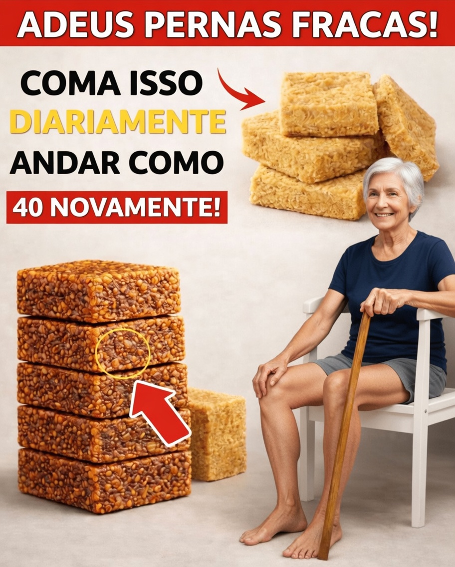 Quer pernas mais fortes mesmo depois dos 80? Estes 7 alimentos do dia a dia podem ajudar a fortalecer as pernas