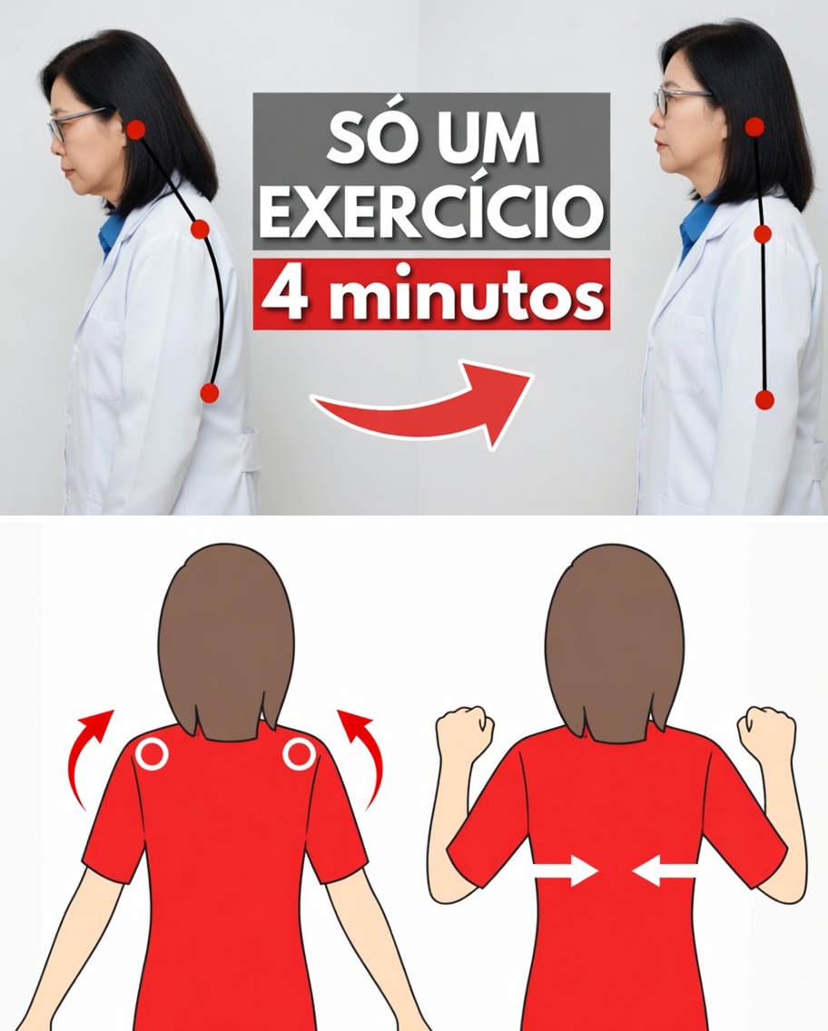 Como corrigir a postura de cabeça para a frente depois dos 60 anos em apenas 4 minutos – a rotina suave em que o médico mais velho do Japão jura que funciona