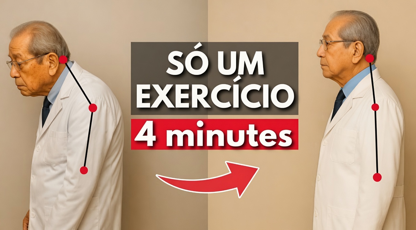 Como corrigir a postura de cabeça para a frente depois dos 60 anos em apenas 4 minutos – a rotina suave em que o médico mais velho do Japão jura que funciona