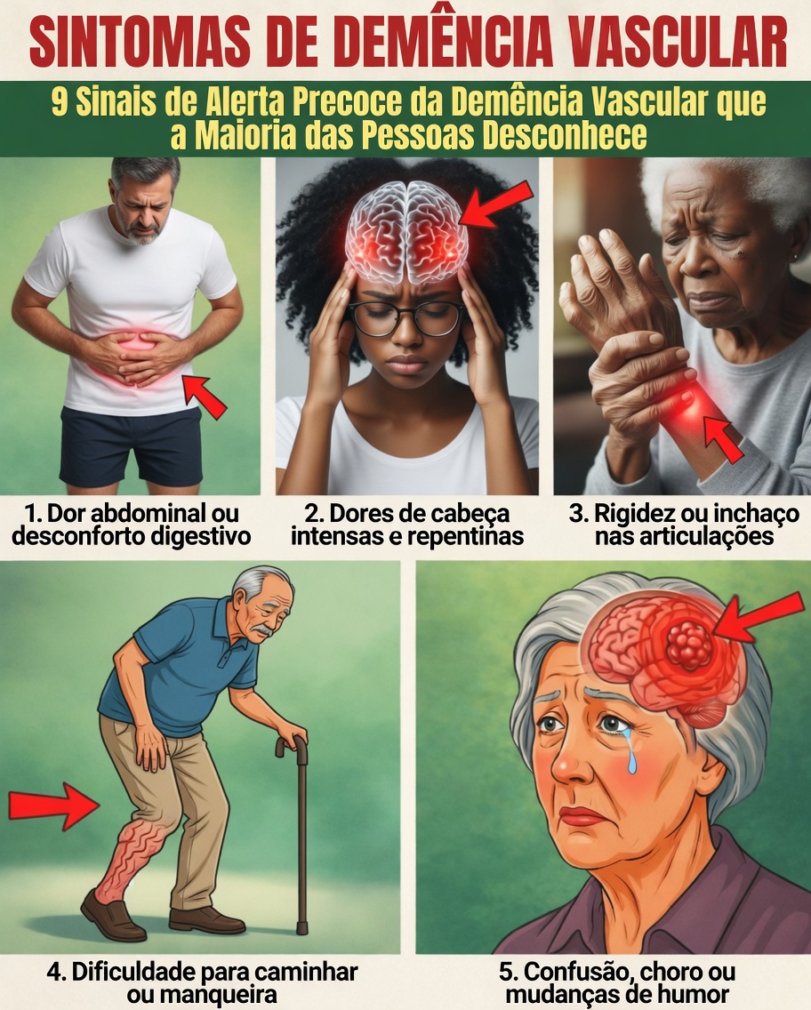 Sinais Iniciais de Demência Vascular (A Maioria das Pessoas Ignora o #3) – O Que o Seu Cérebro Está Silenciosamente Lhe Dizendo Antes que Seja Tarde Demais