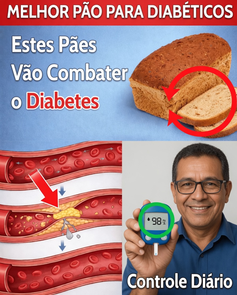 5 Melhores Pães que Diabéticos Devem Comer para Ajudar a Reduzir Picos de Açúcar no Sangue
