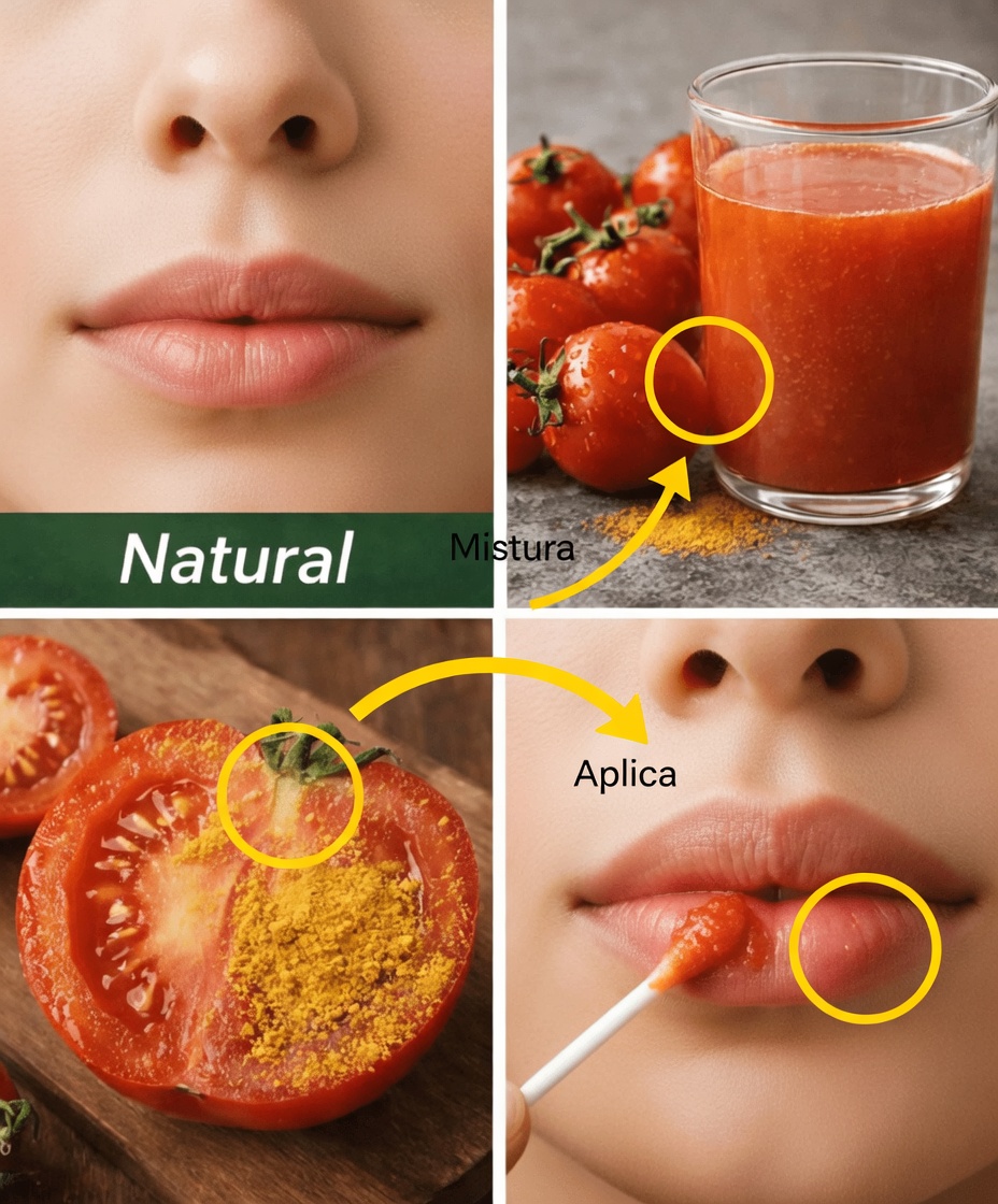 Como Fazer um Simples Creme Caseiro de Tomate e Cúrcuma para Deixar os Lábios Naturalmente Mais Rosados em Casa