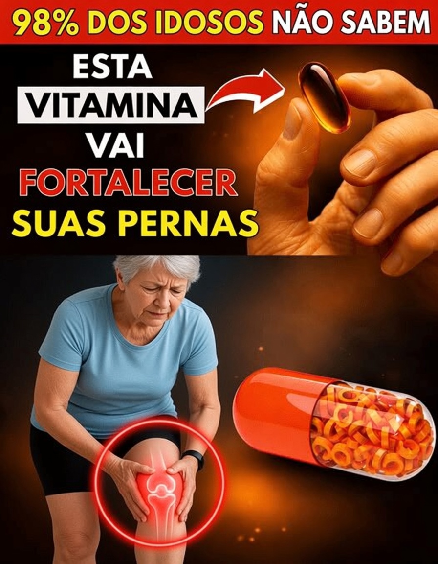 3 vitaminas para tomar antes de dormir que podem fortalecer as pernas depois dos 60: uma abordagem pouco valorizada para melhorar a mobilidade