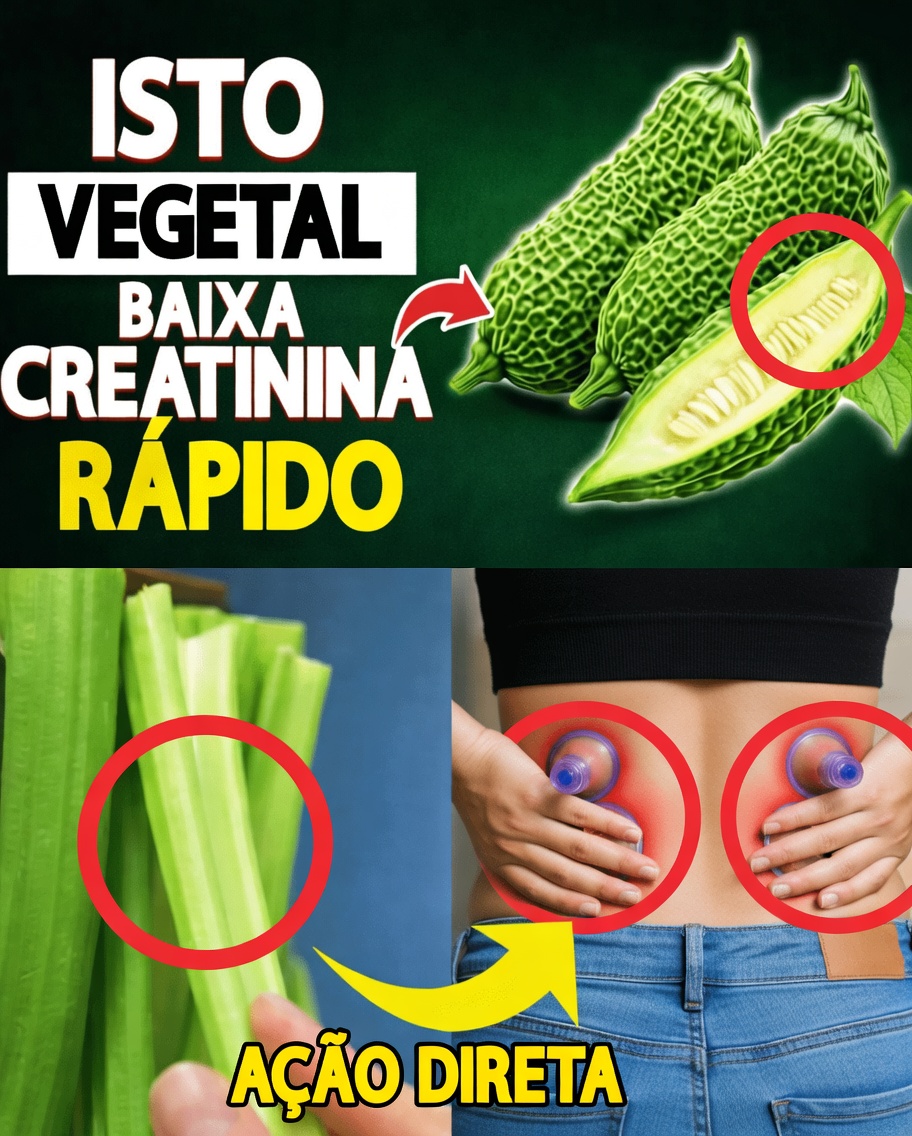 5 principais vegetais que podem naturalmente ajudar a reduzir os níveis de creatinina e melhorar a função renal (TFG)