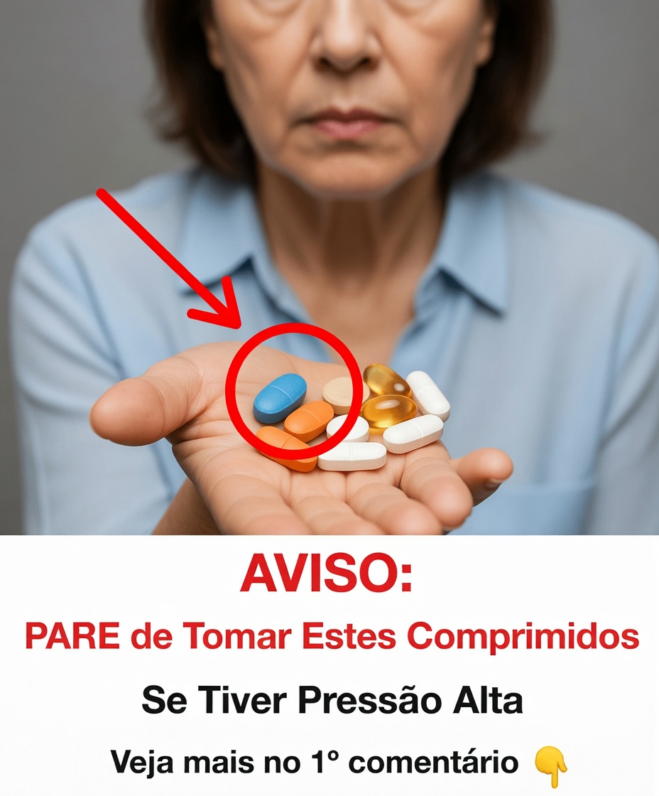 ATENÇÃO: PARE de tomar estes comprimidos se você tem pressão alta