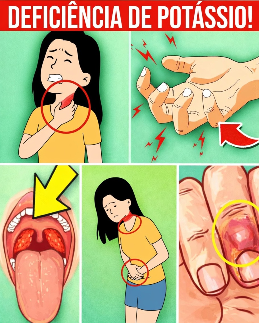 Você Está com Deficiência de Potássio se Tiver ESTES 11 Sinais de Alerta (Hipocalemia)