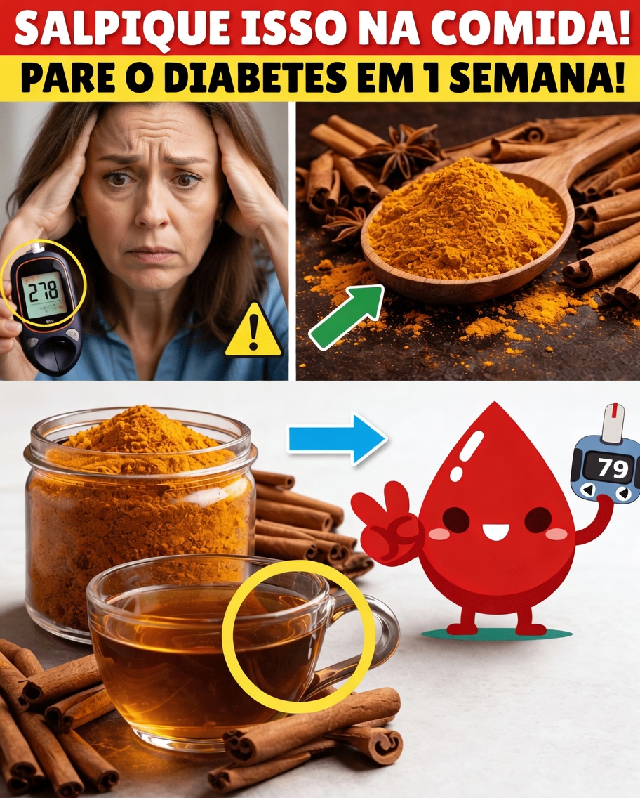 Mais de 60 anos? Polvilhe ISTO diariamente para ajudar a estabilizar a glicemia em apenas 7 dias