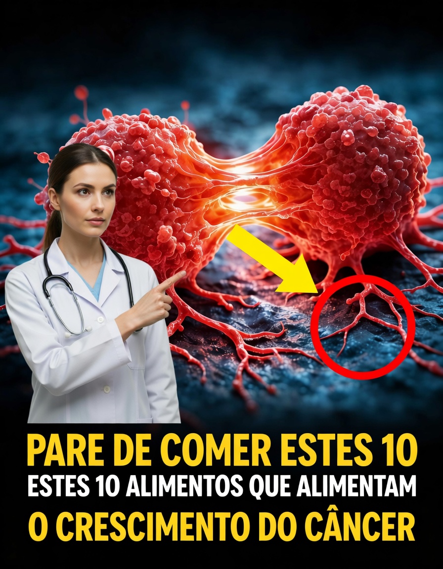 PARE DE COMER ESTES 10 ALIMENTOS QUE ALIMENTAM O CRESCIMENTO DO CÂNCER