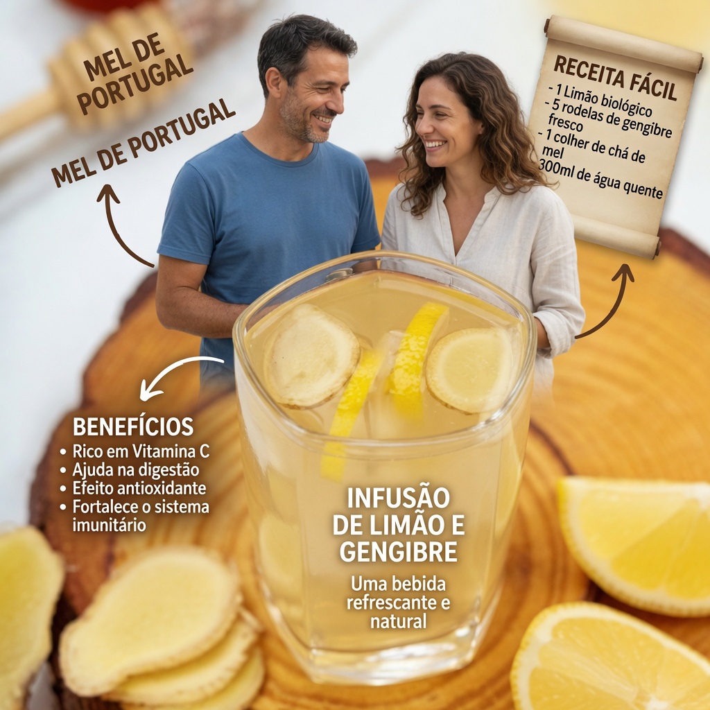 Por Que Esta Bebida de Gengibre, Limão e Alho Está Ganhando Atenção para a Saúde dos Olhos a Partir dos 40 Anos