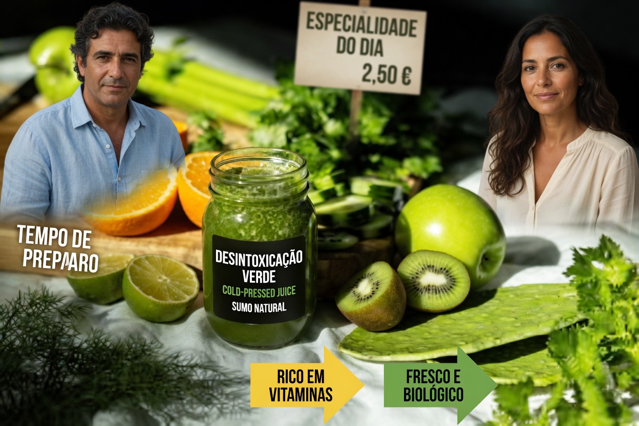 Revigore seu dia com suco verde de aipo, salsa e limão (um caminho simples para se sentir mais leve)