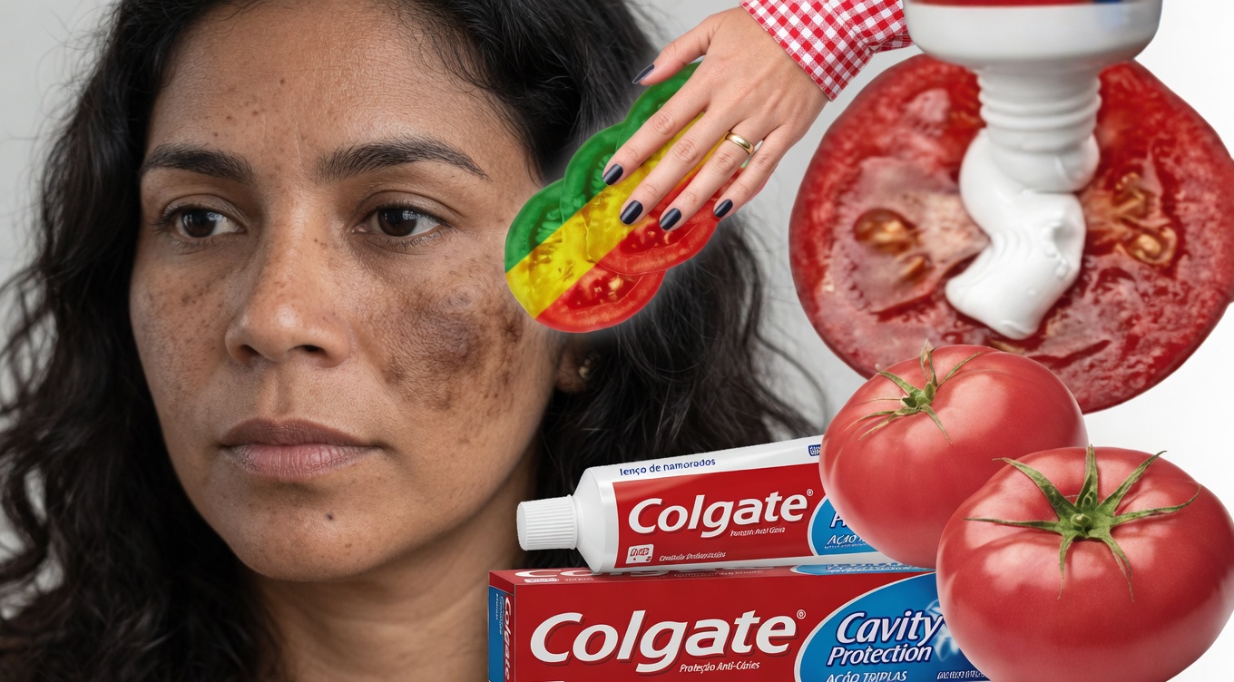 Desvende uma Pele Perfeita Naturalmente: A Máscara Facial de Pasta de Dente e Tomate que Combate Poros Dilatados, Manchas Escuras e Pelos Indesejados