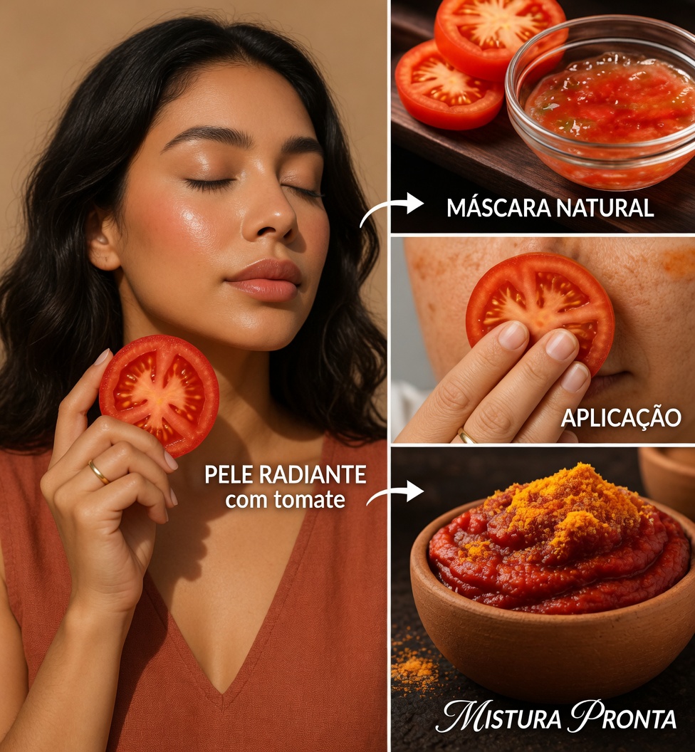 Desvende uma Pele Perfeita Naturalmente: A Máscara Facial de Pasta de Dente e Tomate que Combate Poros Dilatados, Manchas Escuras e Pelos Indesejados