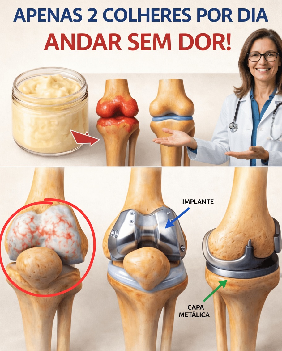 Médico ortopedista de 97 anos revela: o único alimento que pode ajudar a reparar a cartilagem do joelho durante a noite!