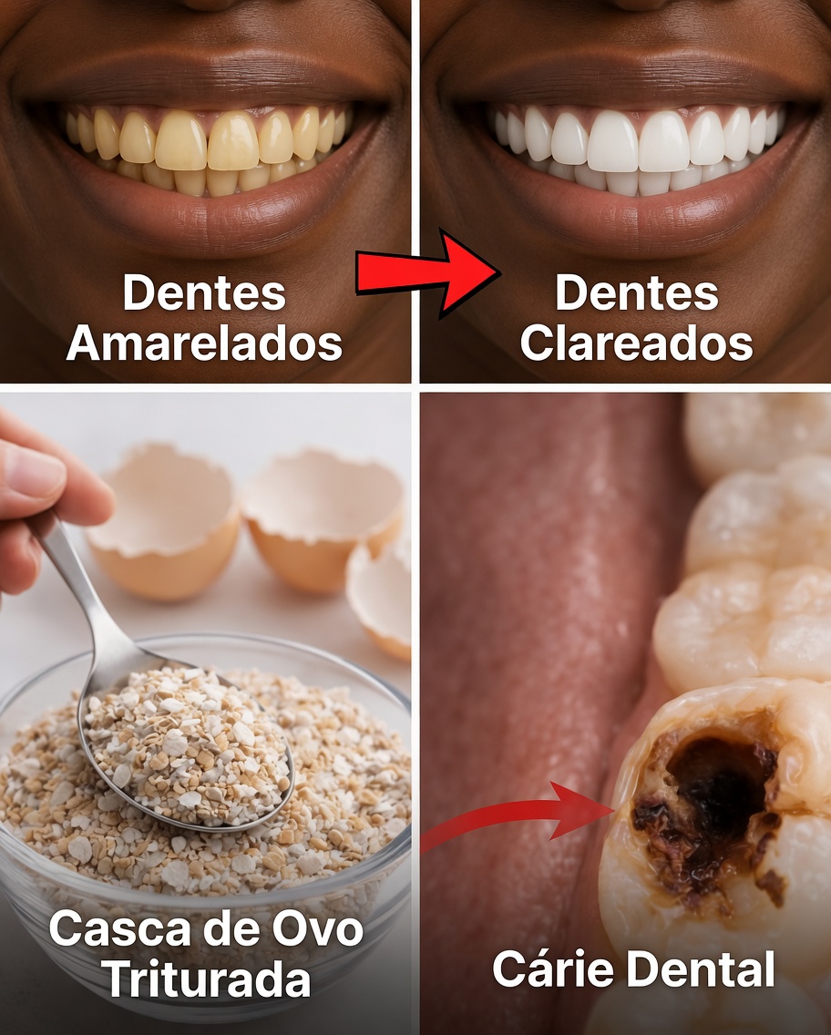Pó de Casca de Ovo e Creme Dental: Conquiste Dentes Sem Tártaro Naturalmente em Casa
