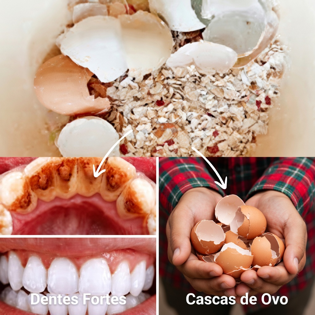 Pó de Casca de Ovo e Creme Dental: Conquiste Dentes Sem Tártaro Naturalmente em Casa