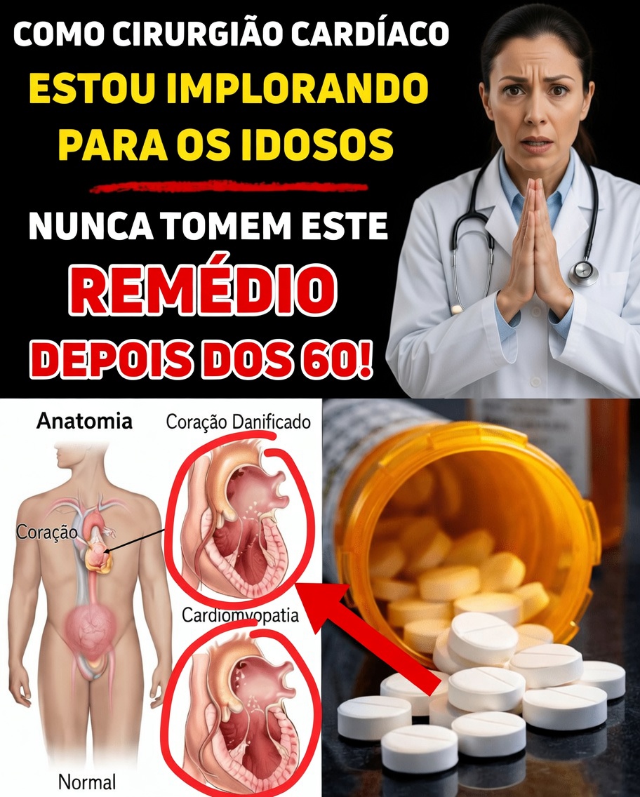 Este Analgésico Comum Está Silenciosamente Afetando a Saúde do Coração dos Idosos? O Que Todo Adulto com Mais de 60 Anos Precisa Saber