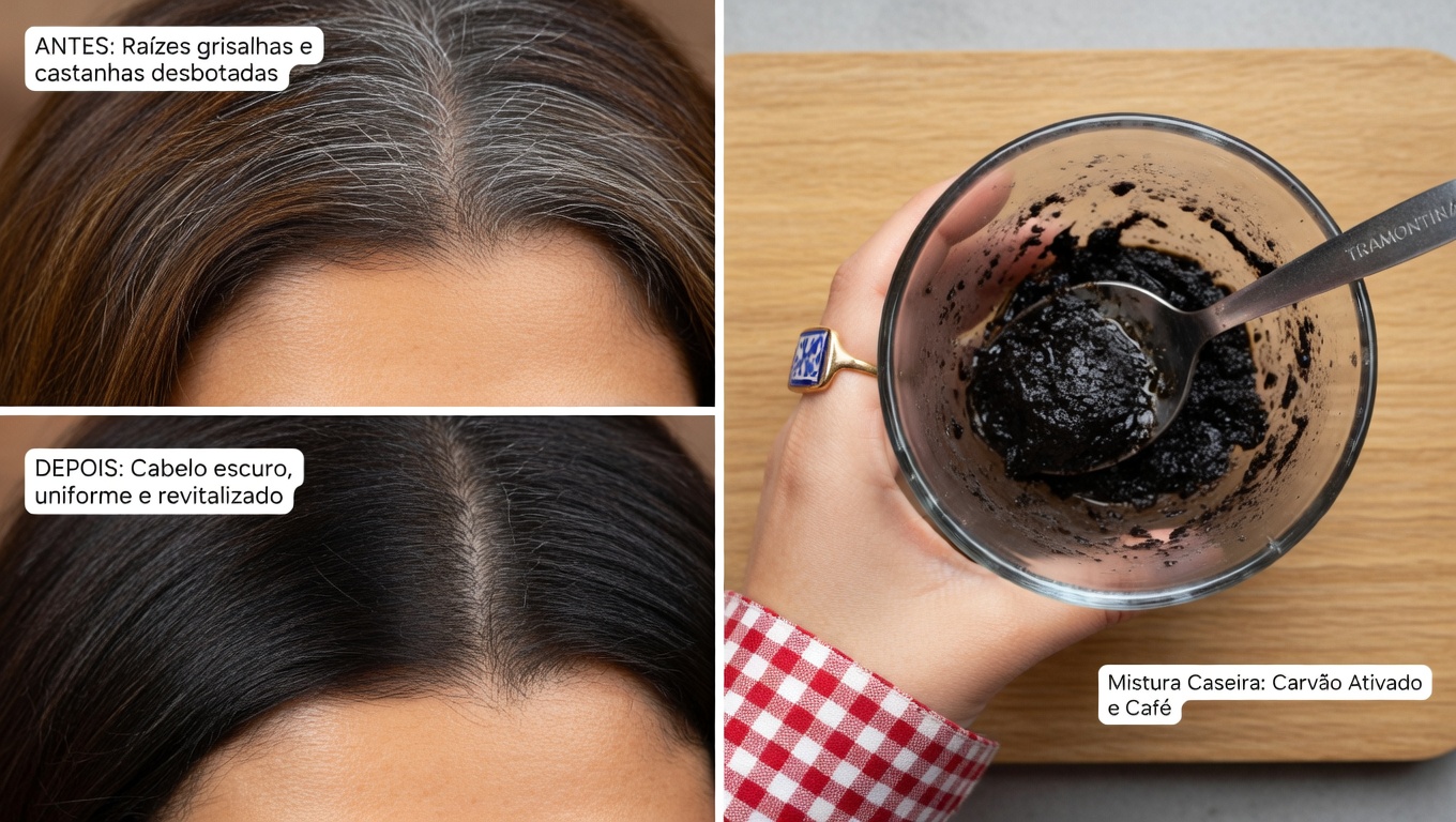 É possível transformar cabelos grisalhos em pretos usando carvão natural? A verdade sobre o hack viral