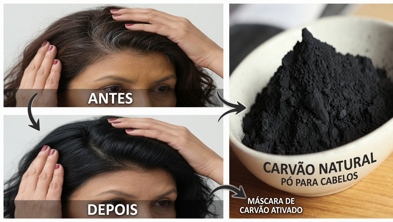 É possível transformar cabelos grisalhos em pretos usando carvão natural? A verdade sobre o hack viral