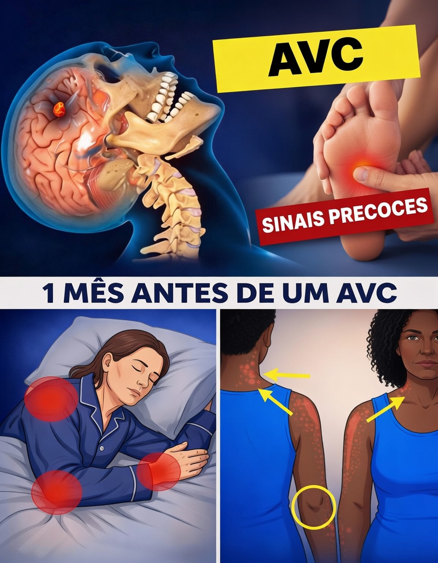 8 sinais de alerta de AVC que podem aparecer um mês antes + 9 dicas poderosas para preveni-lo