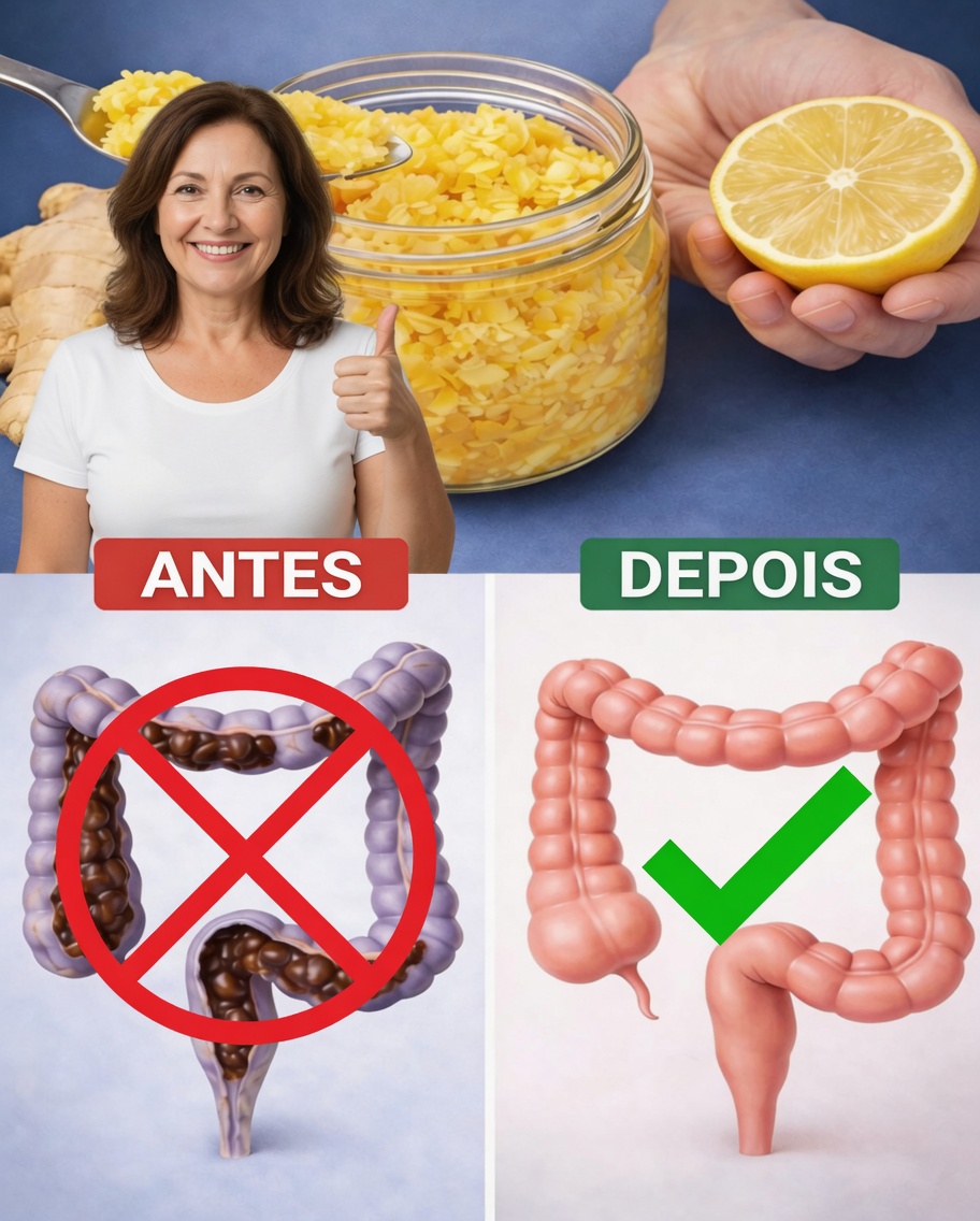 Gengibre + Limão: Limpeza do Cólon Antes e Depois – O que Realmente Acontece Quando Você Experimenta Esta Bebida Simples