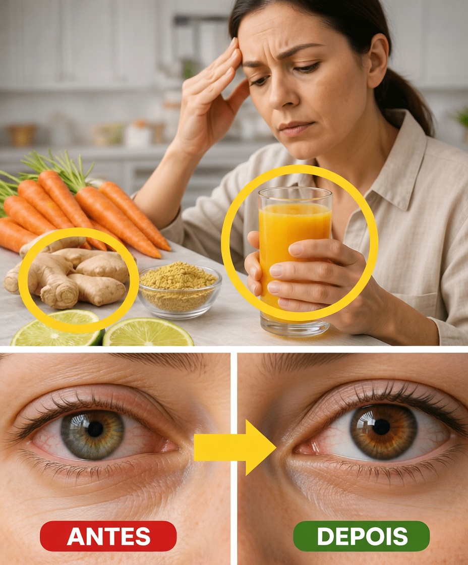Beba Gengibre, Cenoura e Limão Todas as Manhãs – Seus Olhos Vão Agradecer de Maneiras que Você Nunca Imaginou