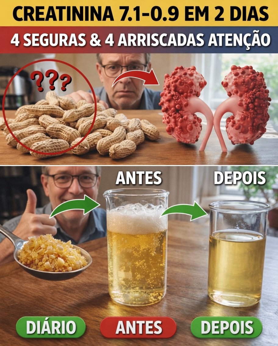 Creatinina de 7,1 para 0,9 em 2 Dias! 4 Gorduras Seguras para a Saúde dos Rins e 4 Gorduras Arriscadas que Você Precisa Observar