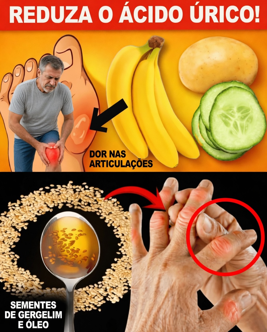 Descubra os 8 Melhores Alimentos que Ajudam a Controlar Naturalmente o Ácido Úrico para um Conforto Duradouro nas Articulações